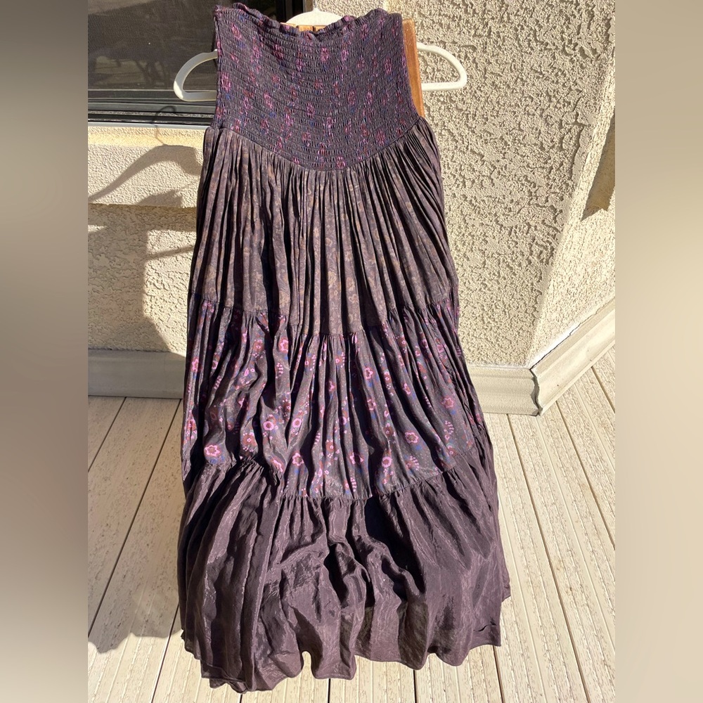 Free People Floral Boho Skirt M